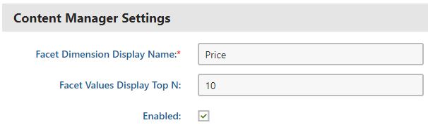 Content Manger Settings